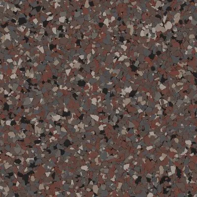 Brownstone UV-resistant epoxy patio flake blend