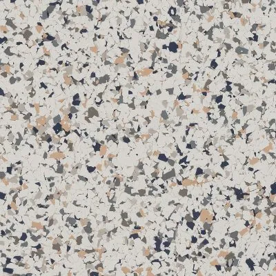 Courtyard UV-resistant epoxy patio flake blend