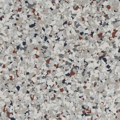 Saltbox UV-resistant epoxy patio flake blend