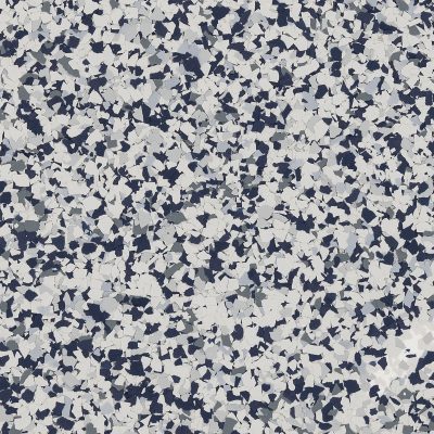 Rooftop UV-resistant epoxy patio flake blend